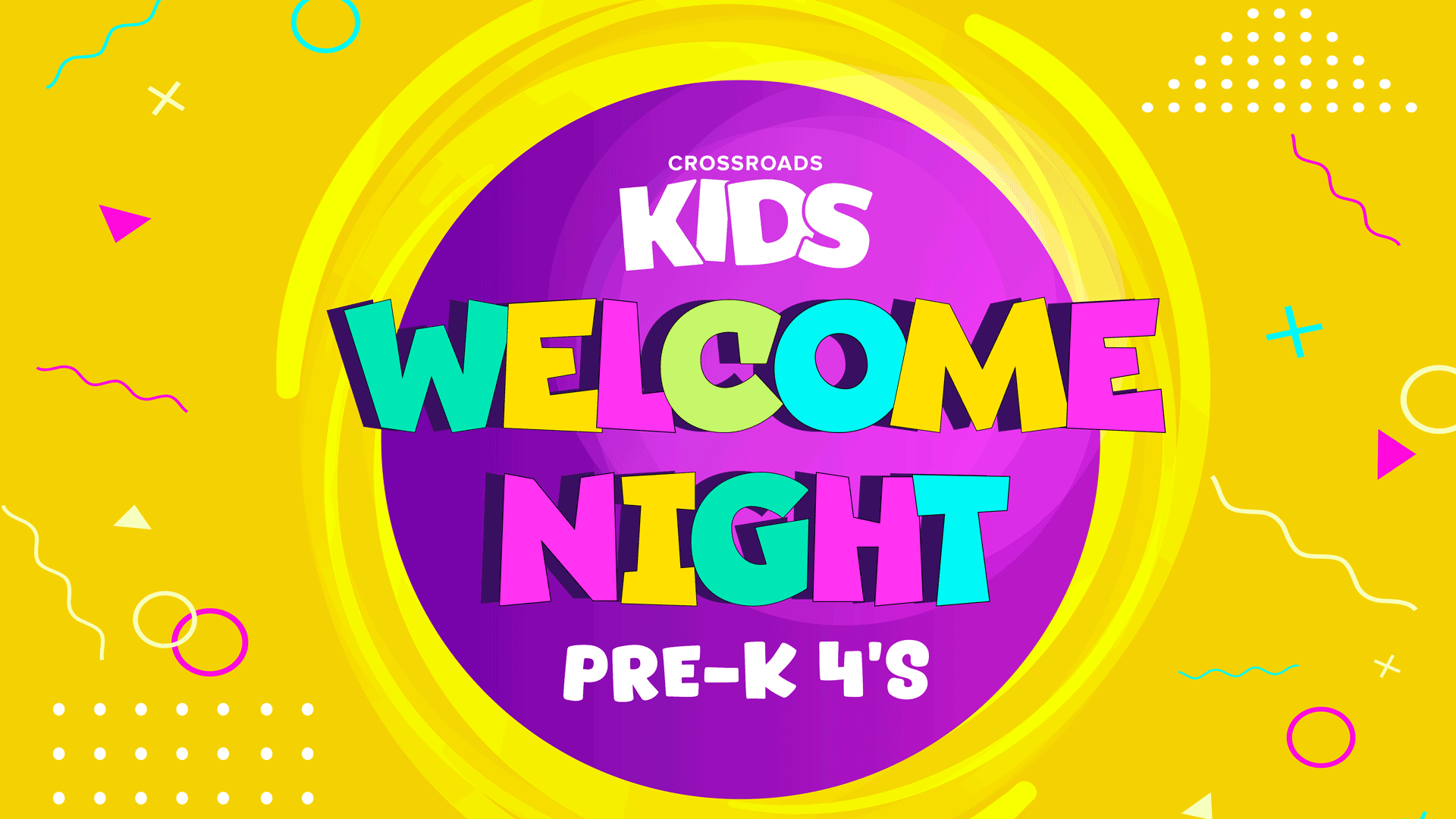 Pre-K Welcome Night