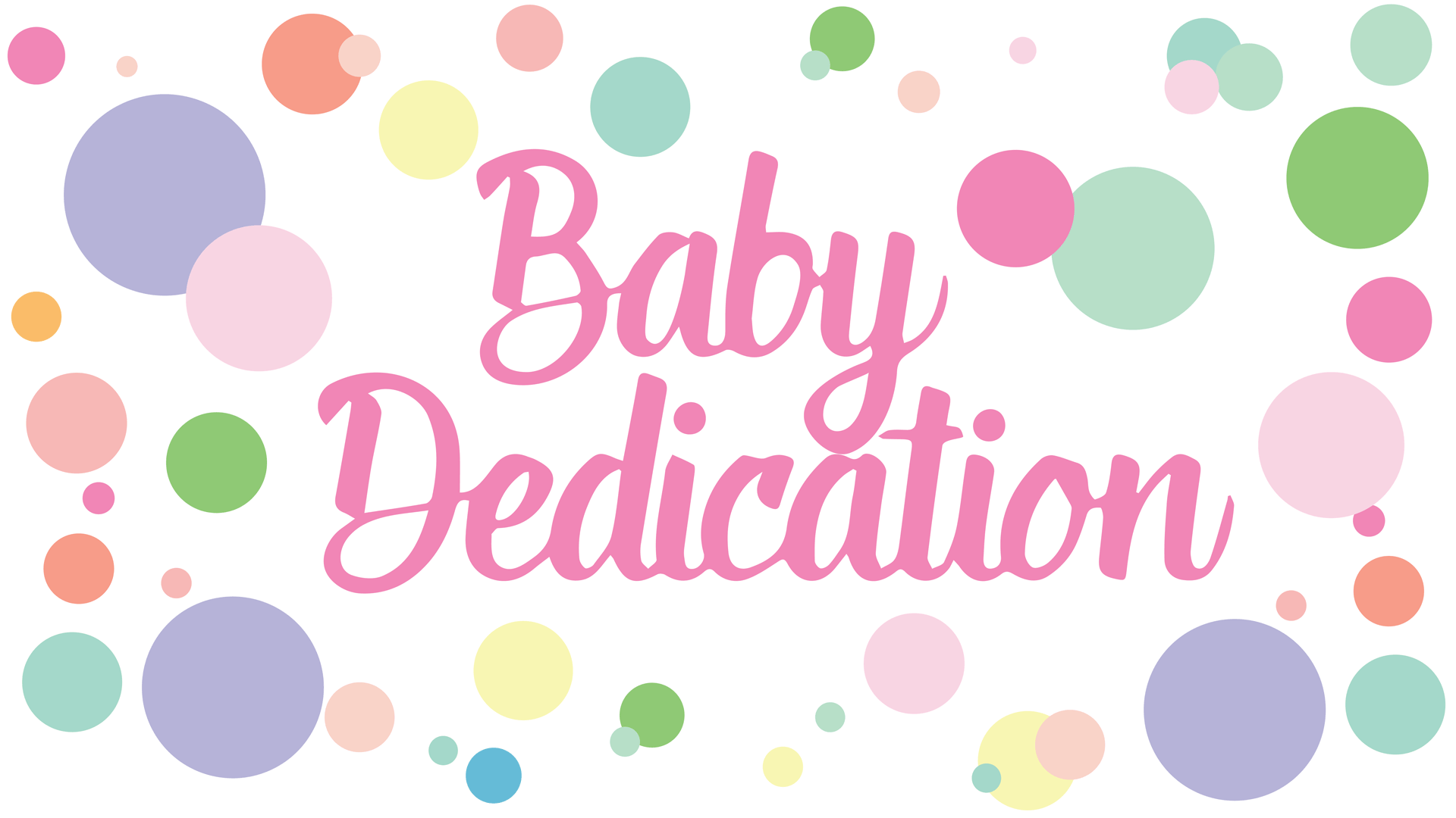 Baby Dedication Celebration