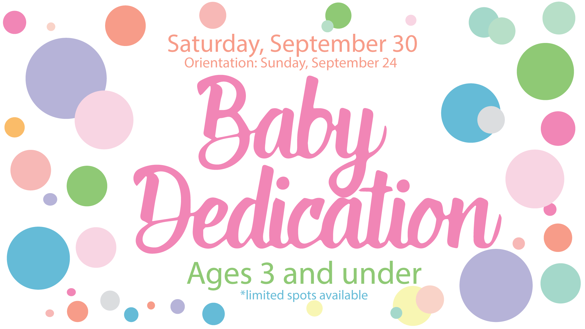Baby Dedication